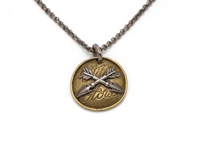 Longue chaîne en argent 800 millièmes, maille...