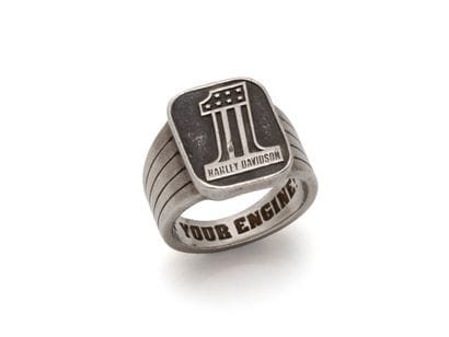 Bague chevalière de Biker Harley Davidson...