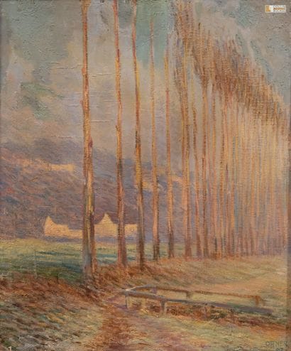 Georges OFFNER (1877–1956) 
Effet de givre
toile...