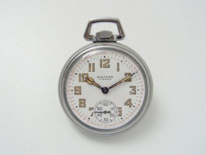WALTHAM
Montre de poche en métal, cadran...