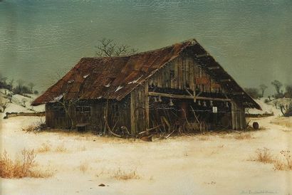 Albert DRACHKOVITCH (Né en 1928)
La ferme,...
