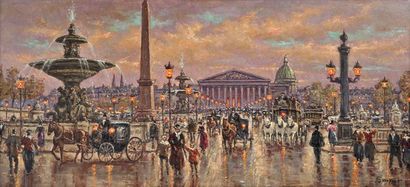 Emile BOYER (1877-1948)
Place de la Concorde,...