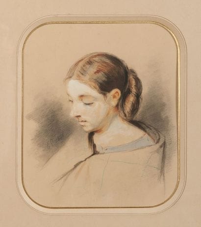 Ecole FRANCAISE du XIXème siècle 

Portrait...