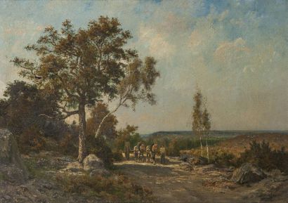 Emile GUILLEMER

(1839-1913)

Paysage rural

Paire...