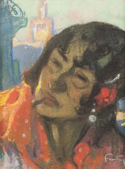 Mariano FORTUNY Y MADRAZO dit FORTUNY 

L’espagnole...