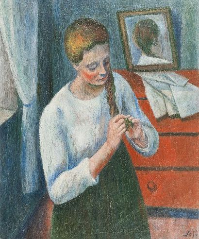 León SOLA 

(Actif au XXème siècle) 

Femme...