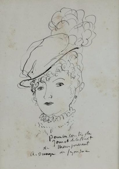 André DUNOYER 

DE SEGONZAC (1884-1974) 

Femme...