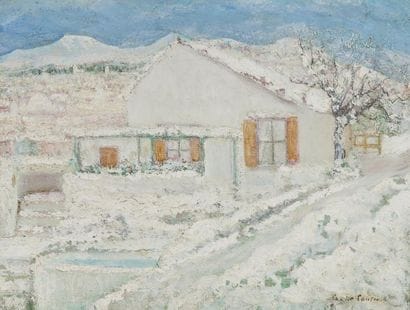 Ecole russe, du XXe siècle 

La Dacha sous...
