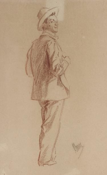 Jules CHERET(1836-1932)

Portrait d’homme.

Sanguine...