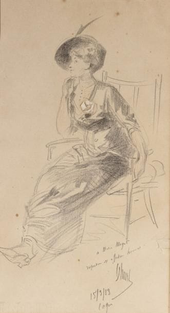 Jules CHERET (1836-1932)

Paire de portraits...