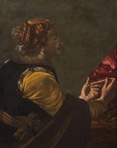 D’après Le Caravage 

La conversion de Marie-Madeleine....