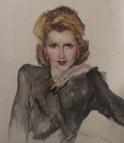 Pal FRIED(1893-1976)

Portrait de la comtesse...