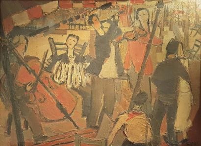 SINKO

Les Musiciens

Huile sur toile signée...