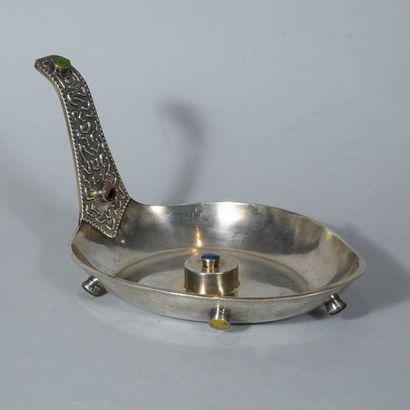 Grande coupe vide-poche en argent 925 millièmes...