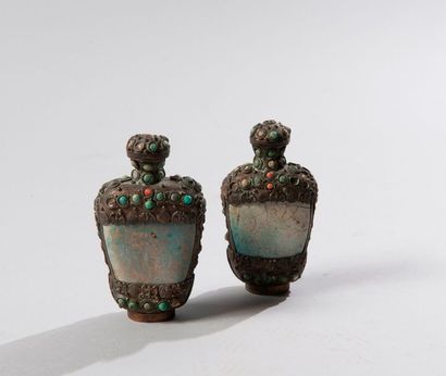Lot de trois tabatières Chine