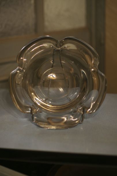 Coupe en cristal. Daum France