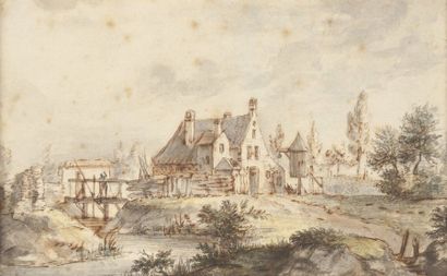 Ecole HOLLANDAISE du XVIIIème siècle

Paysage...