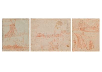 JAN ANTON GAREMYN (BRUGES 1712 - 1799)
Paysages...