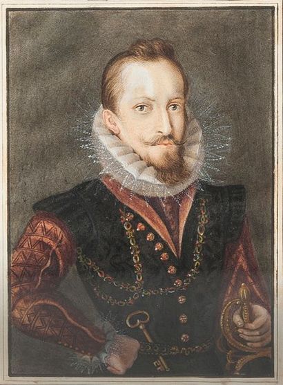 ELISE SCHLICK
Portrait d'un gentilhomme,...