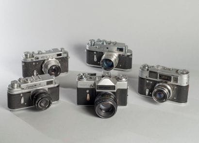 Lots d'appareils soviétiques dont ZENIT,...
