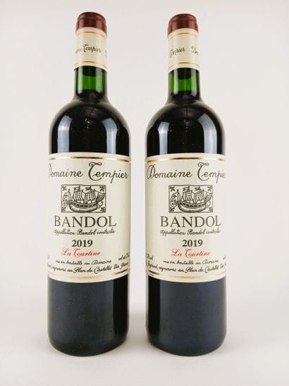 2 bottles Domaine Tempier, Bandol rouge,...