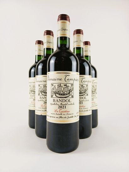 6 bottles Domaine Tempier, Bandol rouge,...