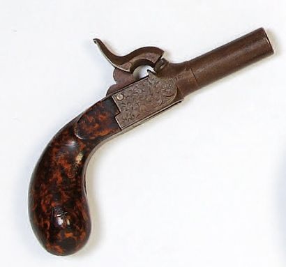PETIT PISTOLET À COFFRE DE BOÎTE OU DE GOUSSET...