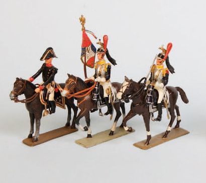 LUCOTTE Cuirassier à cheval 1er Empire, au...