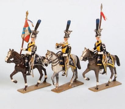 LUCOTTE. 1er Empire. Chevau-Légers. 1 officier...