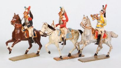 CBG Cuirassiers à cheval 1er Empire, au trot....