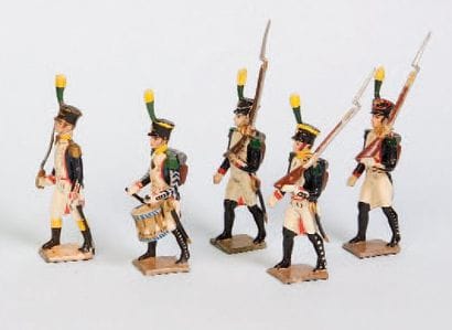 CBG 1er Empire. 17e Régiment de Ligne Voltigeurs....