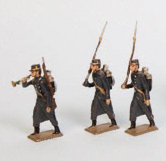 CBG 3e République. Chasseurs à pied en capote,...