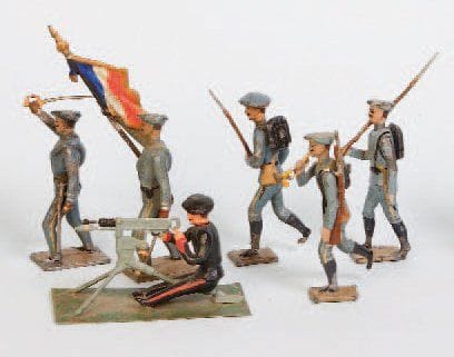 CBG Chasseurs Alpins 1915 (bleu horizon),...