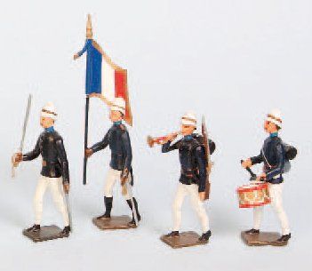 CBG 3e République. Infanterie Coloniale,...
