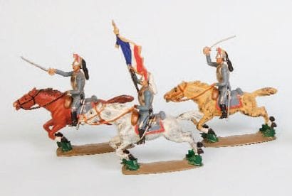 CBG 3e République. Cuirassiers au galop....
