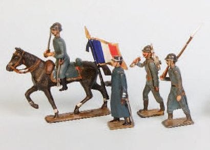 CBG Infanterie en capote bleu horizon avec...