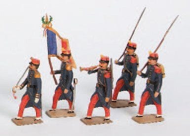 CBG Infanterie de Ligne en capote, pantalon...