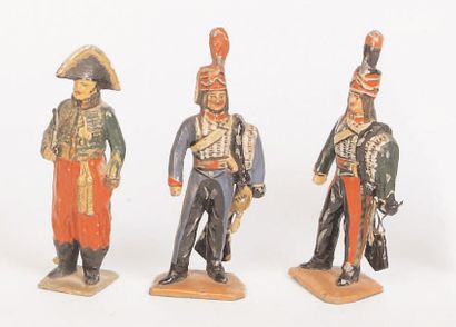 VIRTUNI. Lassalle et 2 hussards 1 grenadier....