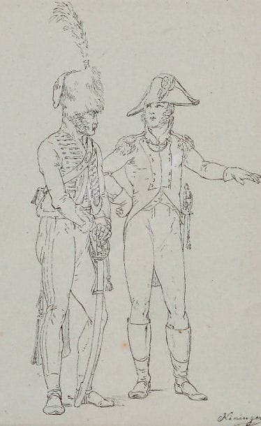 KININGER VINCENZ GORG (1767-1851).
« Chasseurs...