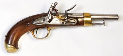 PISTOLET D'ARÇON MODÈLE AN XIII Canon rond,...