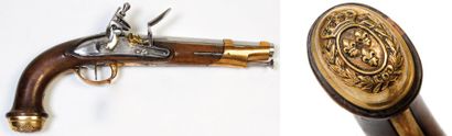 PISTOLET À SILEX DE GARDE DU CORPS DU ROI...