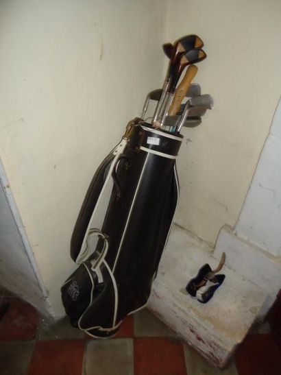 Sac et clubs de golf