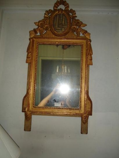 Miroir en bois doré, Louis XVI