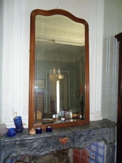Miroir en bois naturel