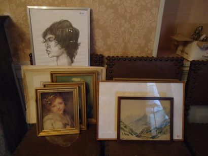 Lot de reproduction et de lithograhie