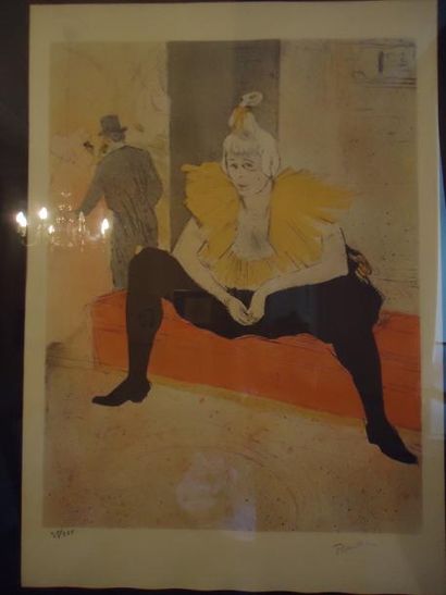TOULOUSE LAUTREC (1864-1901)
La Goulue, lithographie...