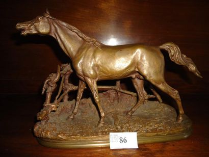 MENE Pierre-Jules (1810-1879)
Cheval au paddock,...