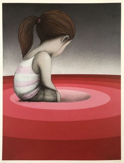 SETH (Français, né en 1972) 

Rouge vortex,...