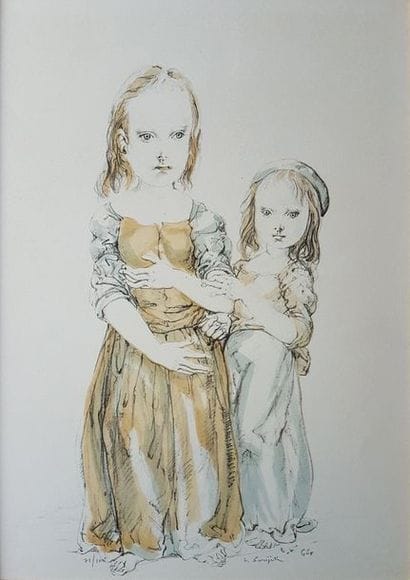 LEONARD TSUQUHARU FOUJITA (1886-1968)

Deux...
