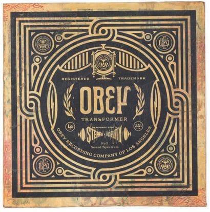 SHEPARD FAIREY (Américain, ne? en 1970) 

Obey...